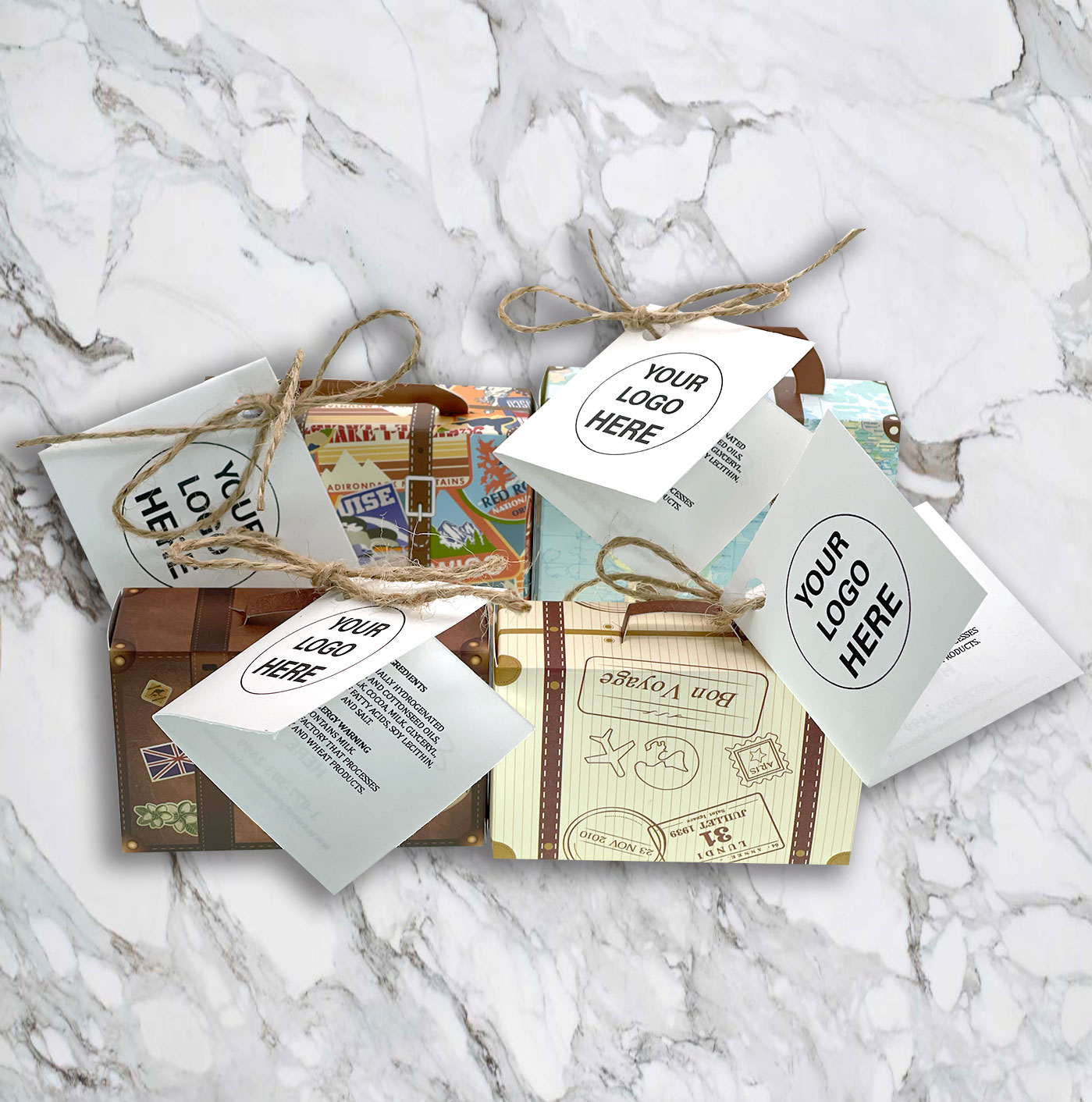 Welcome Suitcase Truffles Box