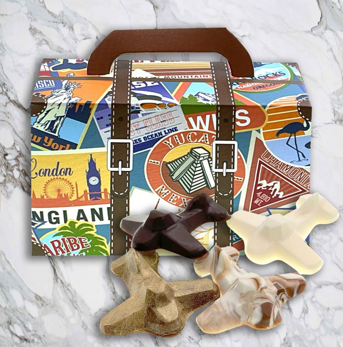 World Traveler Suitcase Truffles Box