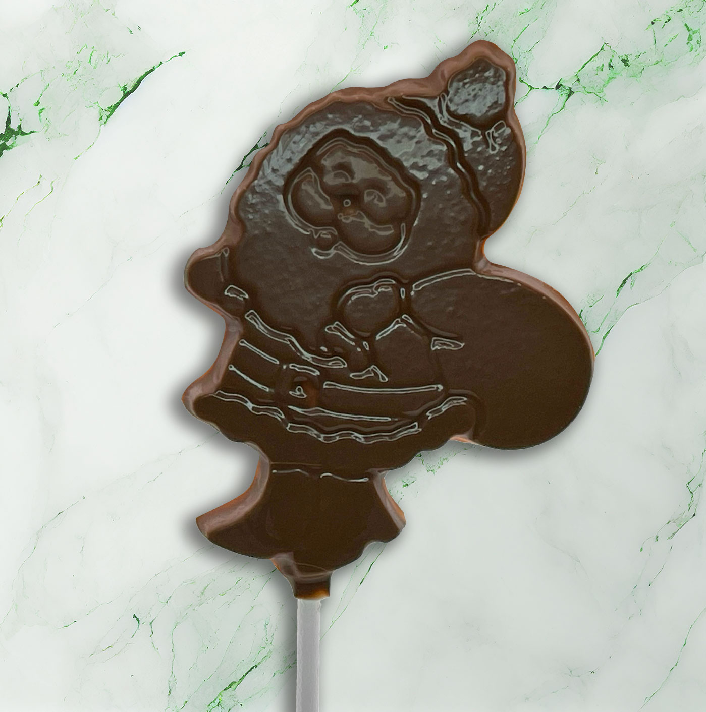 Santa Lollipop Milk Chocolate