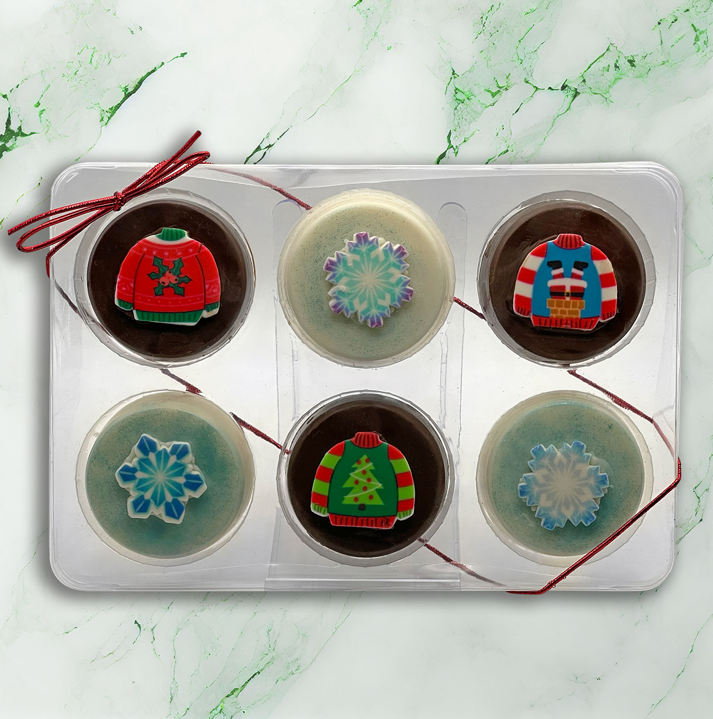 Six piece Sweater / Snowflake box
